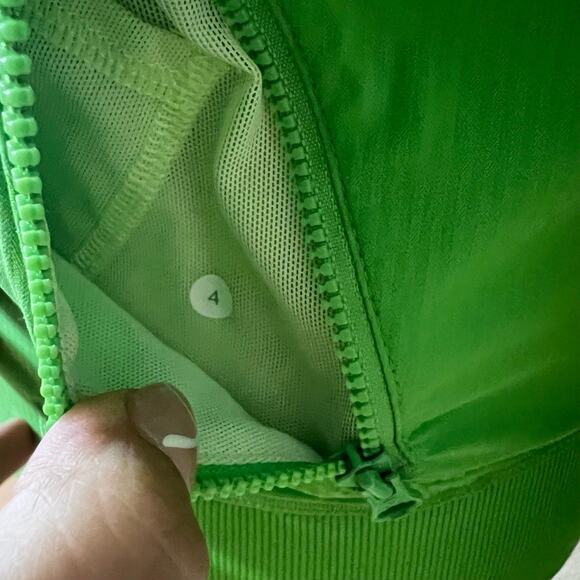 Lululemon Street to Studio Green Full Zip Hooded Jacket Performance Active 4 - Picture 7 of 7